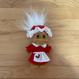 Vintage Russ Troll Mrs. Claus Doll